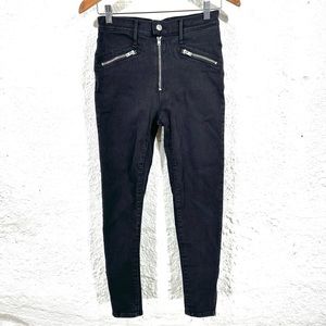 Levi’s Mile High Super Skinny Moto Ankle Zip Jeans